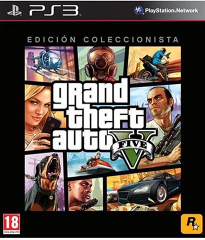 Grand Theft Auto V Collector's Ed. w/Cap, Deposit Bag, Key & Map