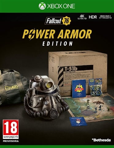 Fallout 76 Power Armor Ed. (Sin DLC) w/ Casco, Bolsa, 24 Figuras y Mapa