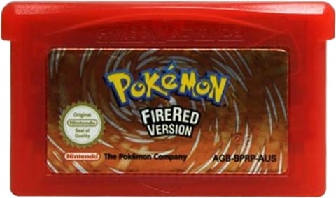 Pokemon Fire Red + Wi-Fi Adaptador, Sin Caja