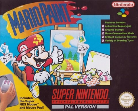 Mario Paint W/ Mouse, Perfecto