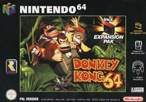 Donkey Kong 64 - Con Expansion Pak, Caja