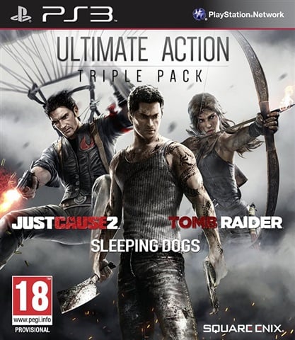 Ultimate Action Triple Pack: Tomb Raider, Sleeping Dogs, Just Cause 2