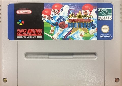 All American Champ Football, Sin Caja