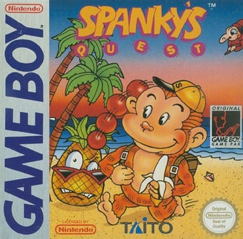 Spanky's Quest, + Manual, Caja