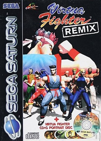 Virtua Fighter Remix, + Manual, Caja
