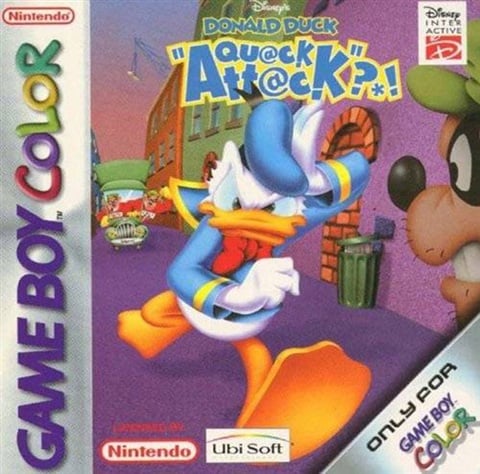Donald Duck Quack Attack, Sin Manual, Caja
