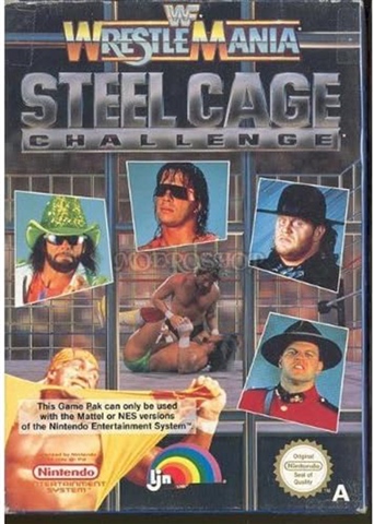 WWF Wrestle Mania Steel Cage Challenge, + Manual, Caja