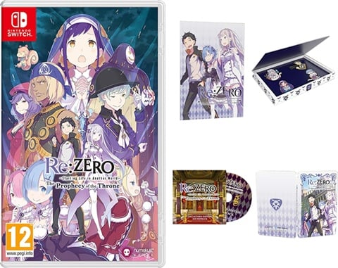 Re:Zero: The Prophecy of the Throne Lim. Ed.w/4xPins,Artbook,OST&Steelbook