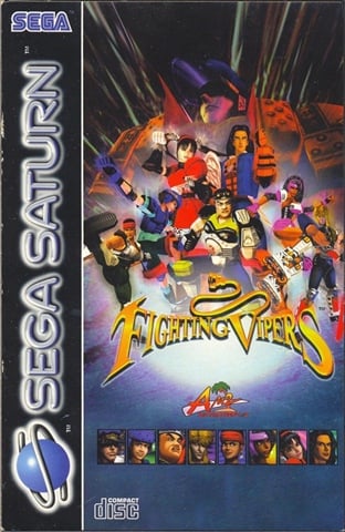 Fighting Vipers, + Manual, Caja