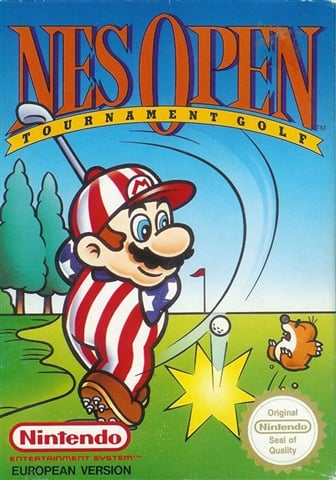 NES Open Tournament Golf, Sin Manual, Caja