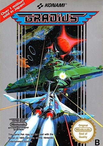 Gradius, Sin Manual, Caja