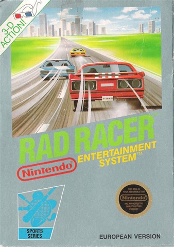 Rad Racer, + Manual, Caja