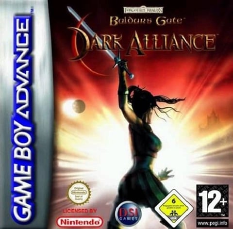 Baldurs Gate - Dark Alliance, Caja