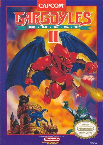 Gargoyles Quest II, + Manual, Caja