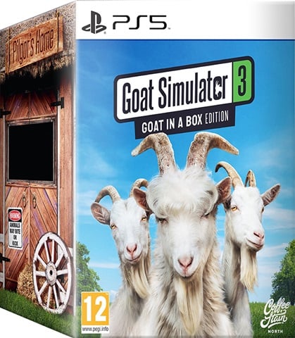 Goat Simulator 3: Goat in a Box Ed. con Peluche, BSO y Steelbook (Sin DLC)