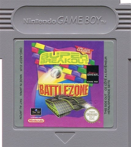 Super Breakout/Battlezone, Sin Caja