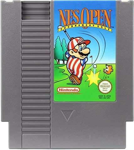 NES Open Tournament Golf, Sin Caja