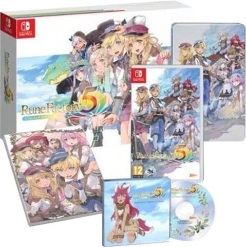 Rune Factory 5 Limited Ed. w/Artbook, CD & Steelbook (No DLC)