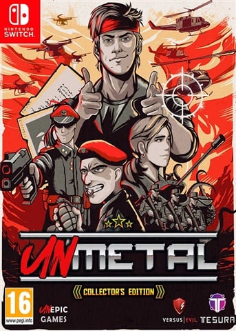 Unmetal: Collector's Ed. w/ Libro de Arte, Parche, OST, Dogtag