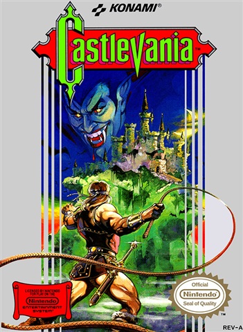 Castlevania, Sin Manual, Caja