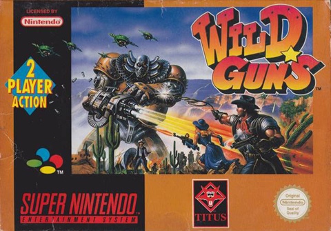 Wild Guns, Caja