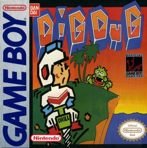 Dig Dug, Sin Manual, Caja