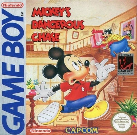 Mickey's Dangerous Chase, + Manual, Caja