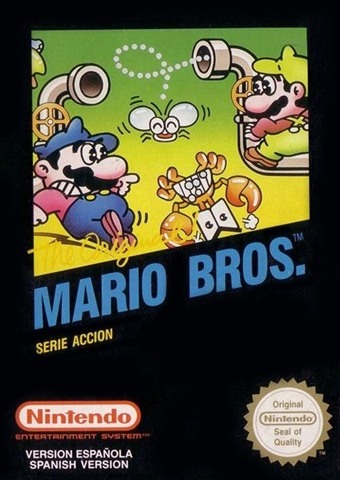 Mario Bros., Sin Manual, Caja