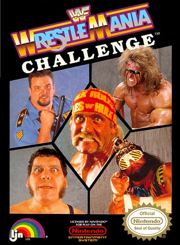 WWF Wrestle Mania Challenge, + Manual, Caja