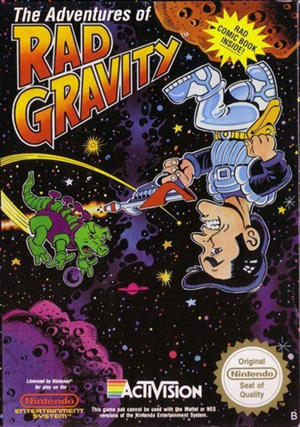 Adventures of Rad Gravity, The, Sin Manual, Caja