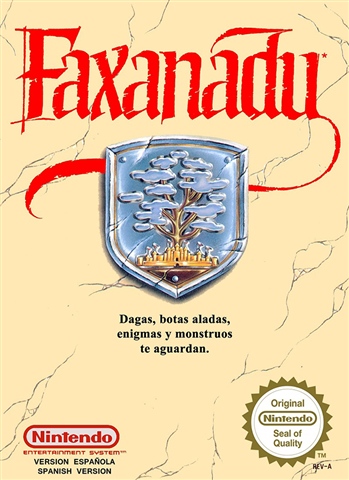 Faxanadu, Sin Manual, Caja