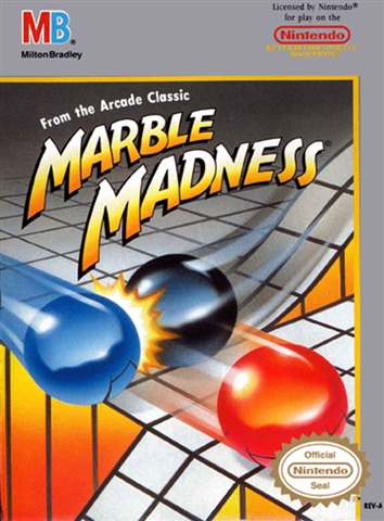 Marble Madness, Sin Manual, Caja