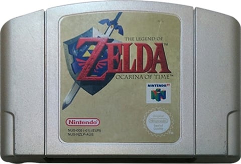 Legend of Zelda: Ocarina of Time (Gold Cart) Sin Caja