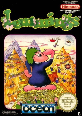 Lemmings, + Manual, Caja