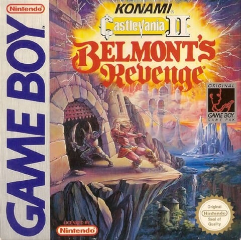Castlevania II: Belmont's Revenge, + Manual, Caja
