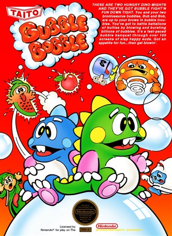 Bubble Bobble, Sin Manual, Caja