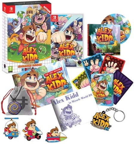 Alex Kidd In Miracle World DX Signature Ed. (Cert+Tarjetas+Libro+Bolsa+CD)