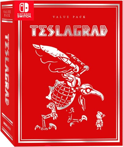 Teslagrad Value Pack w/Artbook, Keyring, Pin & Tin