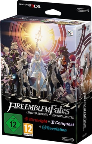 Fire Emblem Fates L.E (Birthright+Conquest+Revelation) NO Art&Steelbook