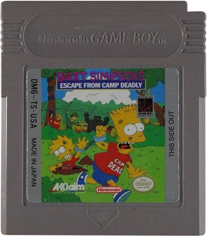 Bart Simpson's Escape from Camp Deadly, Sin Caja