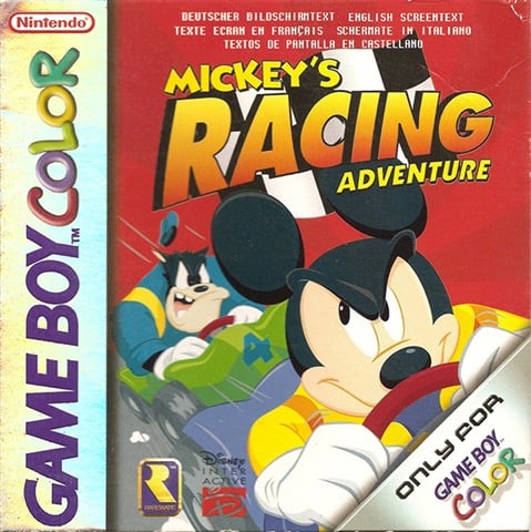 Mickey's Racing Adventure, Sin Manual, Caja