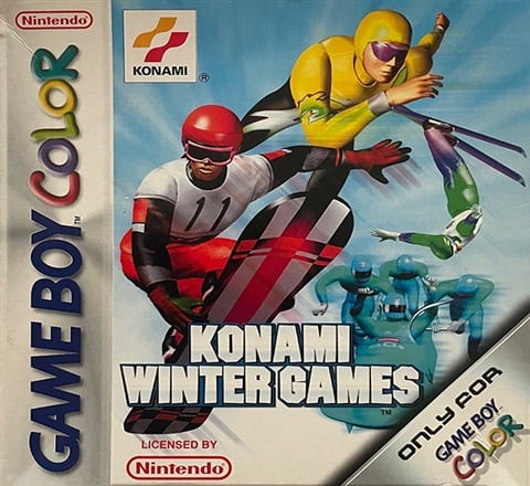 Konami Winter Games, + Manual, Caja