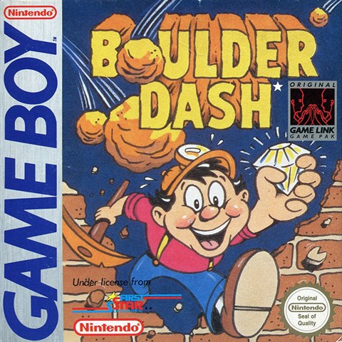 Boulder Dash, Sin Manual, Caja
