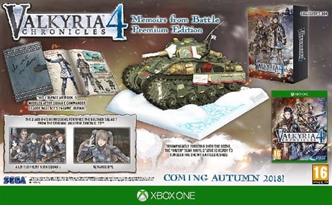 Valkyria Chronicles 4: Premium Ed W/Statue and Artbook (No DLC)