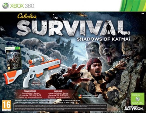 Cabela's Survival Shadows of Katmai +Gun