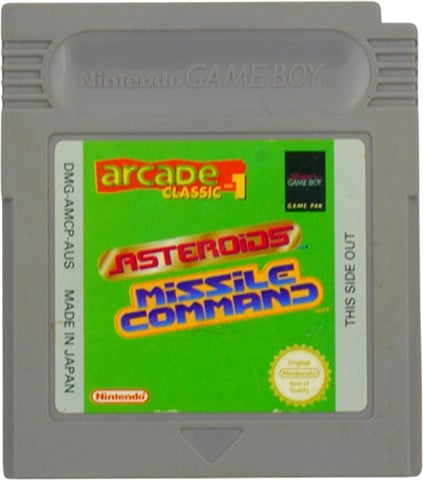 Arcade Classic No. 1: Asteroids & Missile Command, Sin Caja