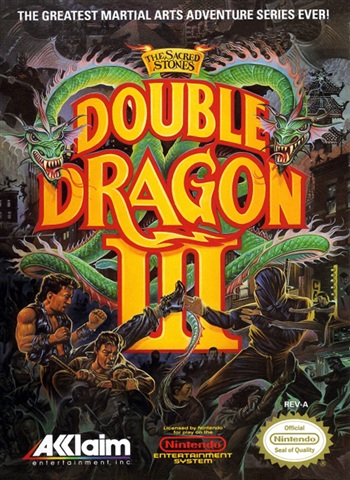 Double Dragon III, Sin Manual, Caja