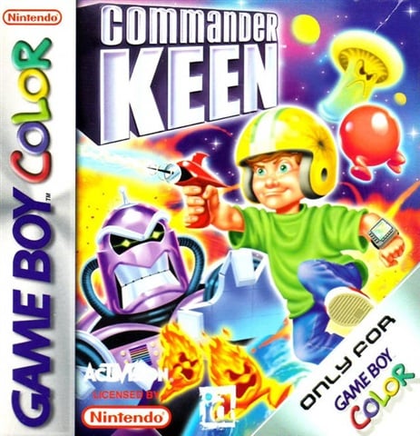 Commander Keen, Sin Manual, Caja
