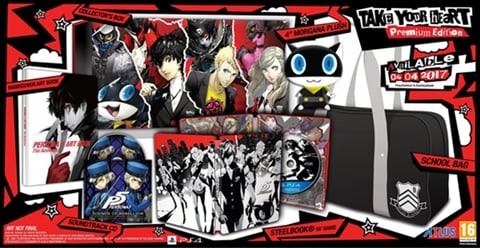 Persona 5 - Take Your Heart Ed. - cartera, peluche, libro, CD y caja met.