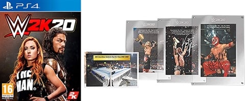 WWE 2K20 Smackdown! Ed. 20 Aniv. (Lona del Ring y Placa)(Sin DLC)